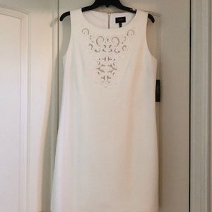 Warm White cocktail dress